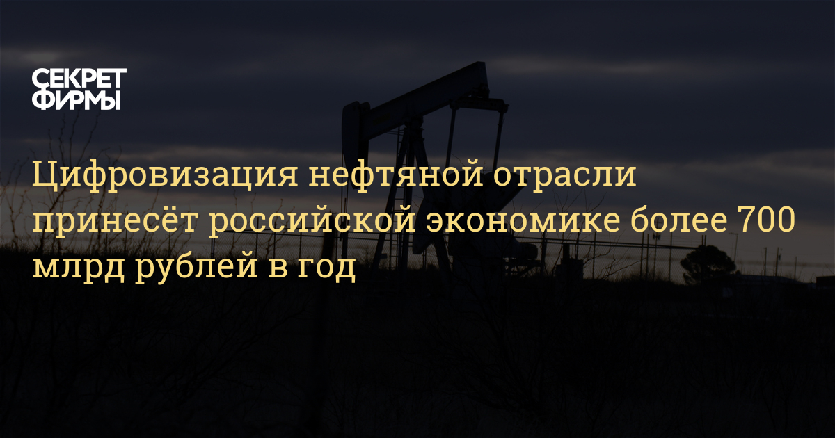 План описания отрасли хозяйства нефтяной отрасли