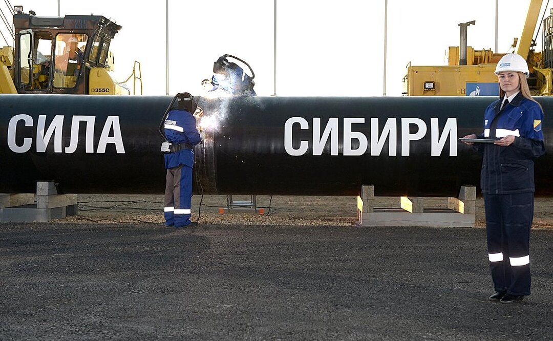Газпром обновил рекорд по поставкам газа в Китай