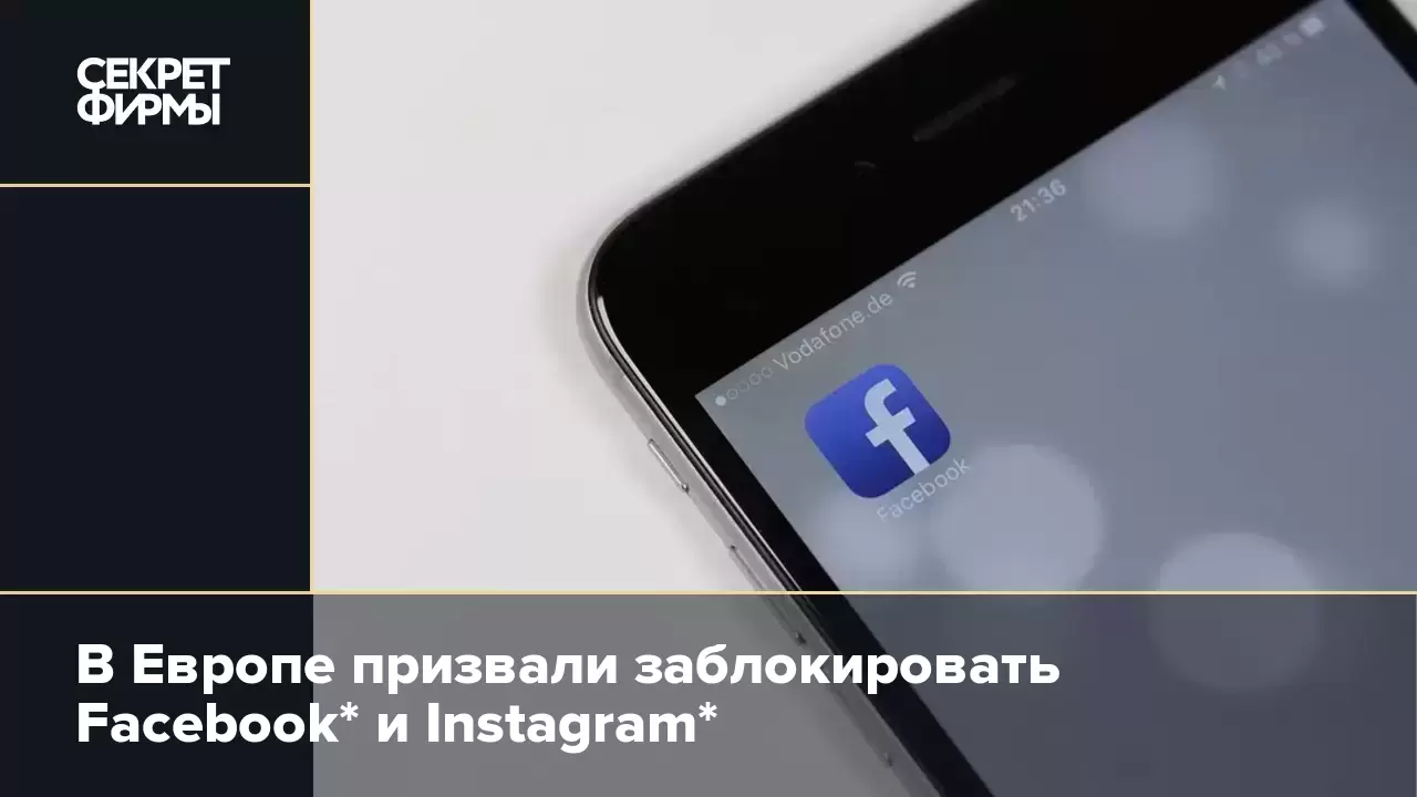 В Европе призвали заблокировать Facebook* и Instagram* — Секрет фирмы