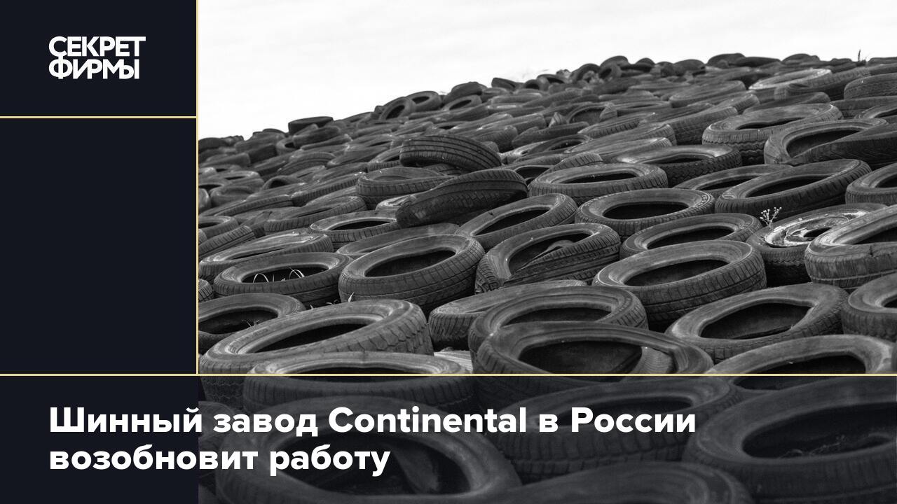 Шинный завод Continental в России возобновит работу — Секрет фирмы