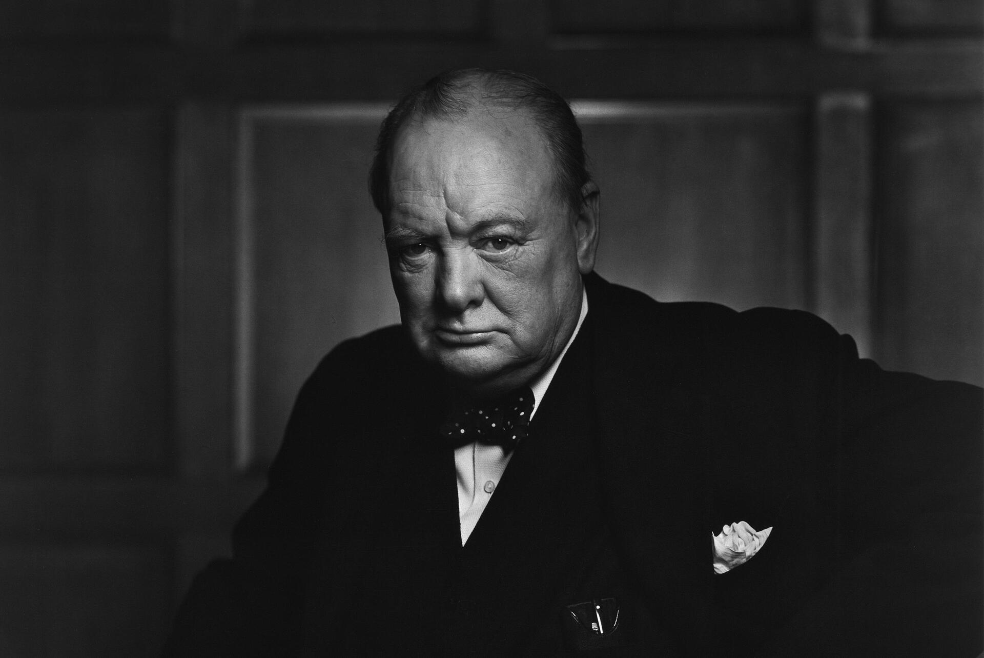 В Канаде украли культовую фотографию Черчилля без сигары