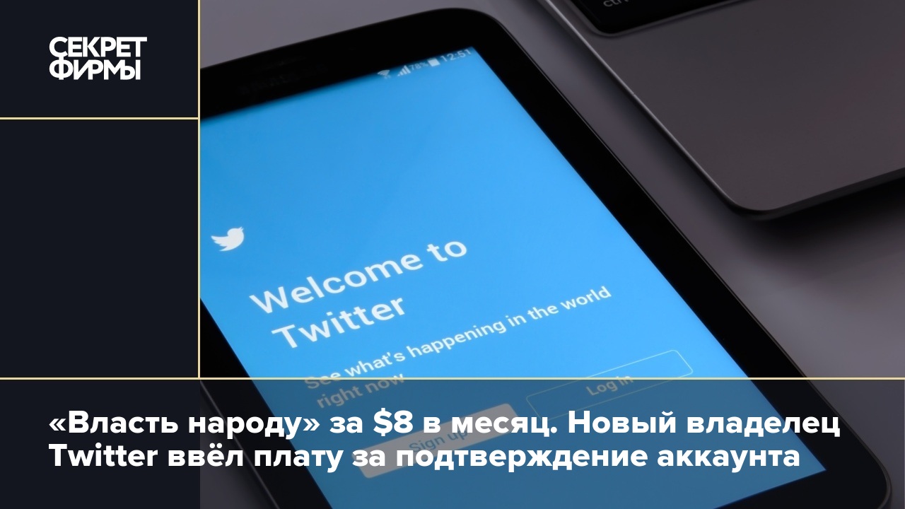 Власть народу» за $8 в месяц. Новый владелец Twitter ввёл плату за  подтверждение аккаунта — Секрет фирмы