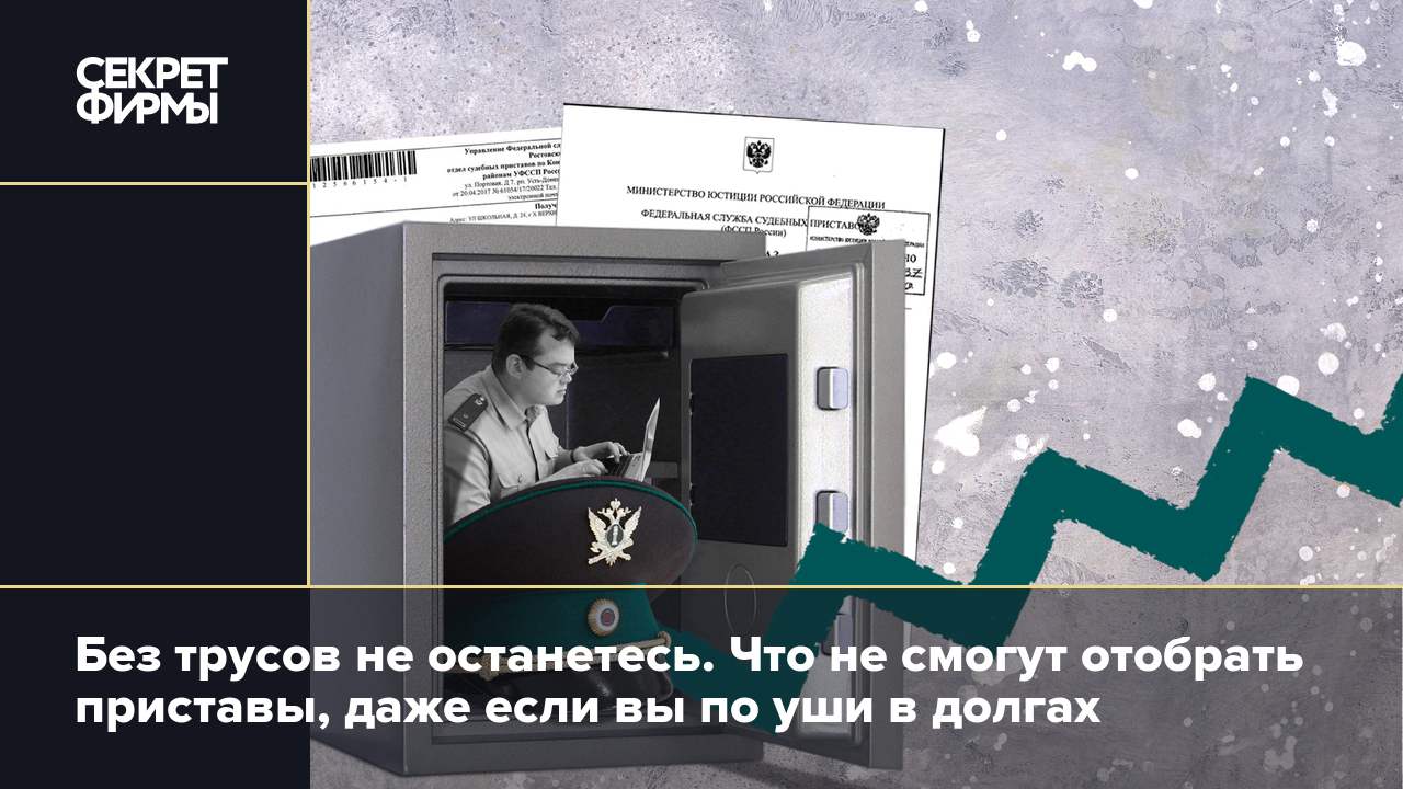 Что не смогут отобрать приставы, даже если вы по уши в долгах — Секрет фирмы