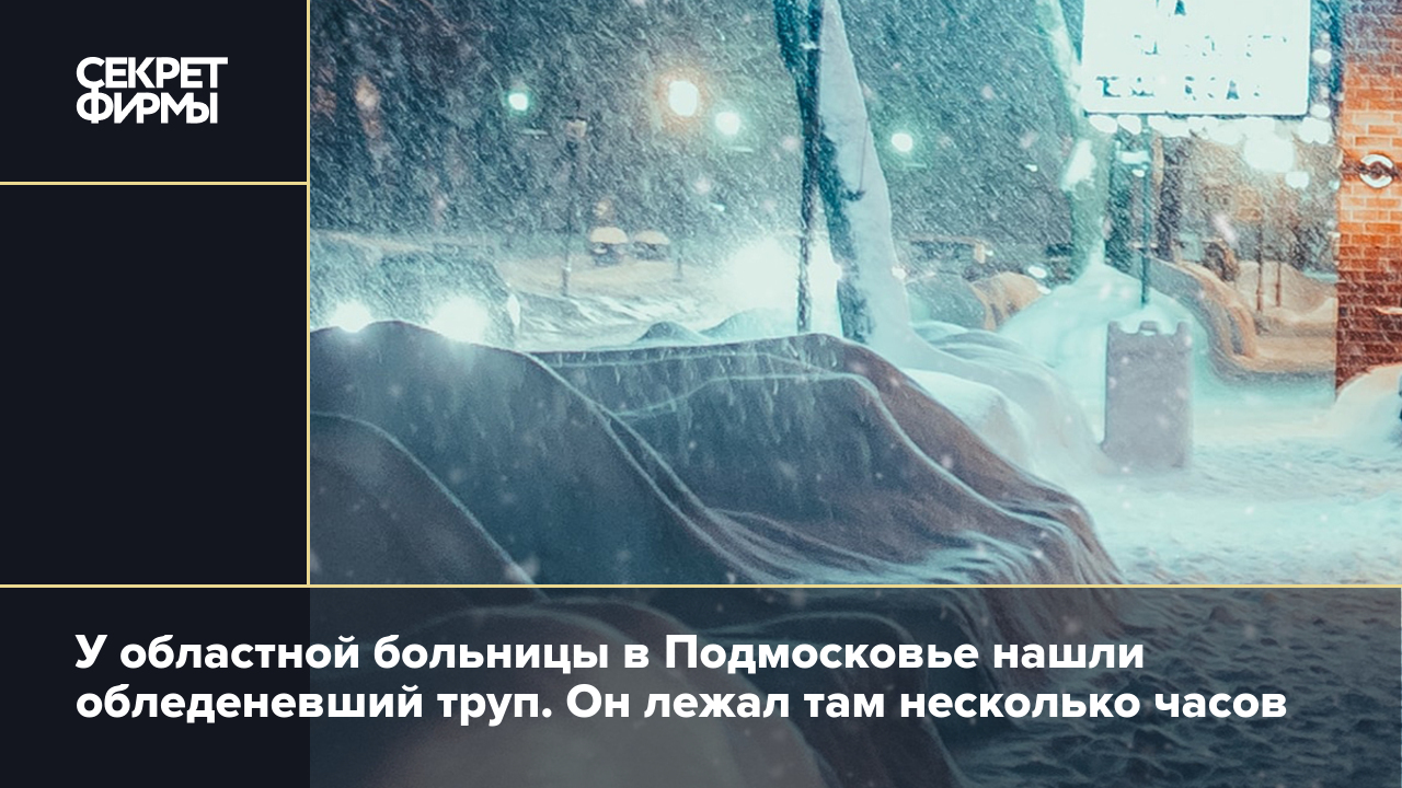 В подмосковье нашли