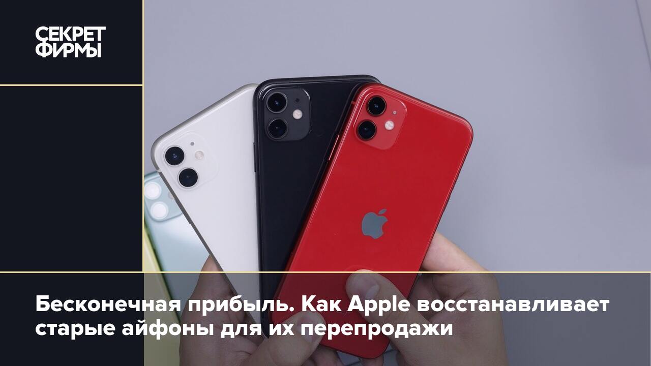 Бесконечная прибыль. Как Apple восстанавливает старые айфоны для их  перепродажи — Секрет фирмы