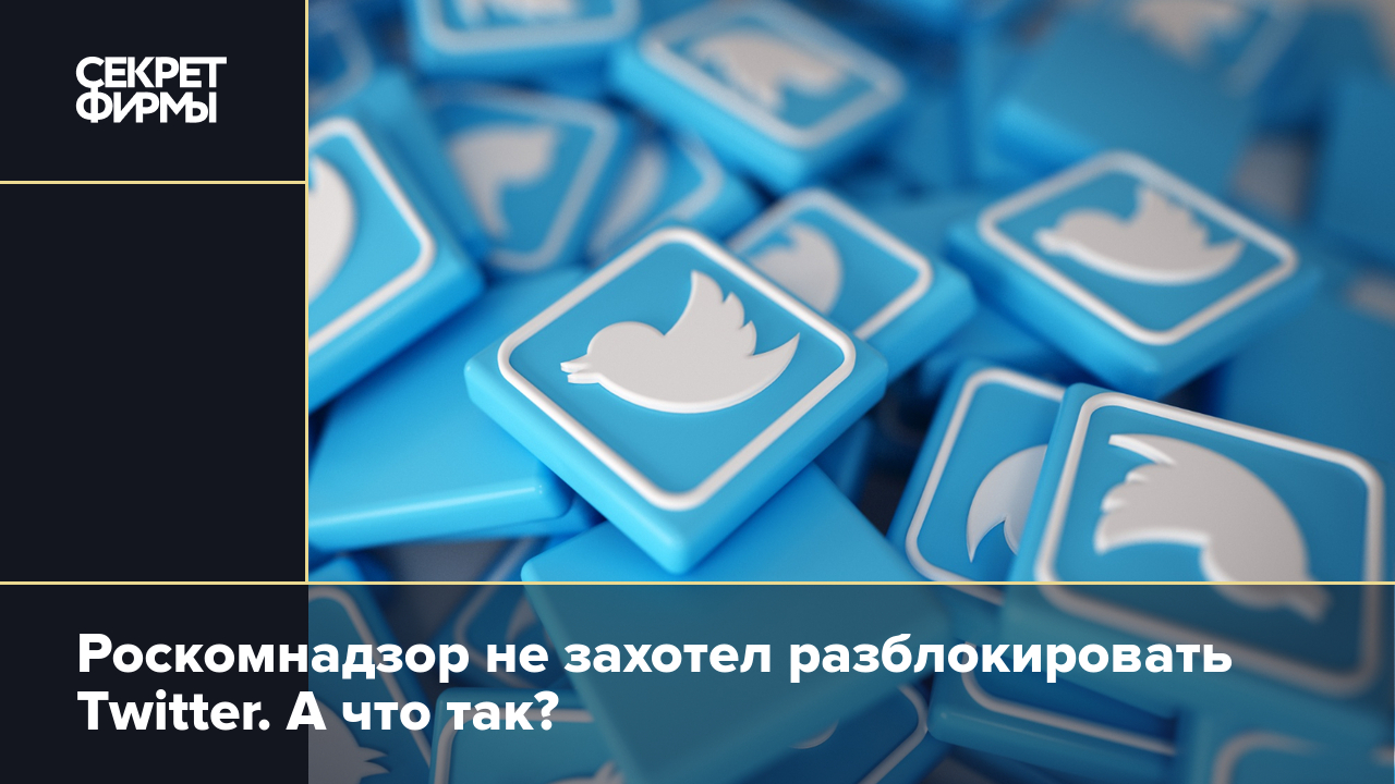 Роскомнадзор не захотел разблокировать Twitter. А что так? — Секрет фирмы