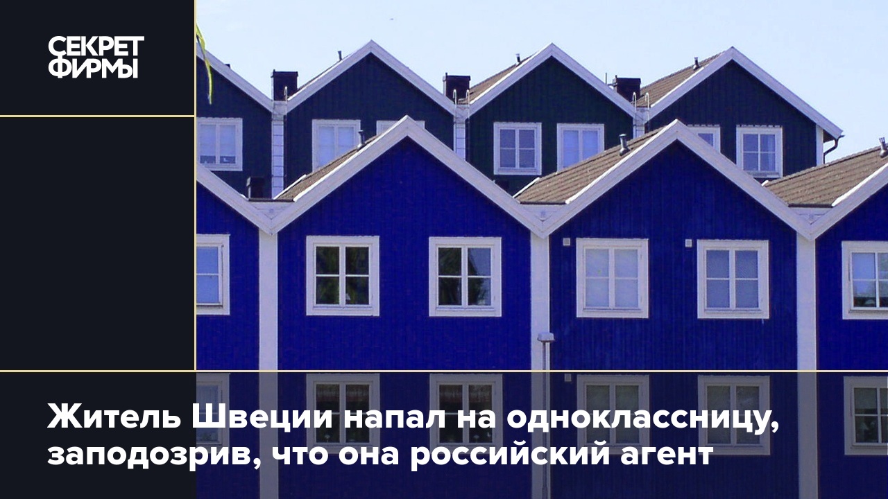 Житель Швеции напал на одноклассницу, заподозрив, что она российский агент  — Секрет фирмы