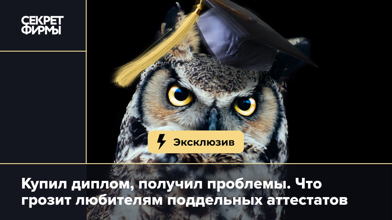 Купить диплом и получить срок: что по закону грозит за купленный диплом —  Секрет фирмы