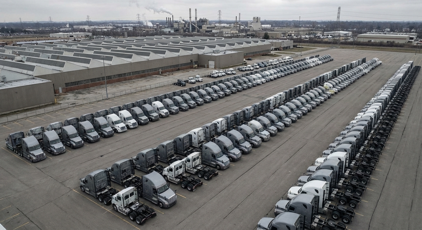 КамАЗ может перейти на трёхдневку. Спрос на грузовики рухнул на 70%