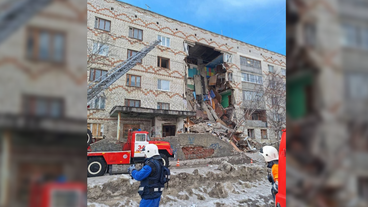 В Коми рухнул подъезд пятиэтажки. Здание было аварийным. Главное — Секрет  фирмы