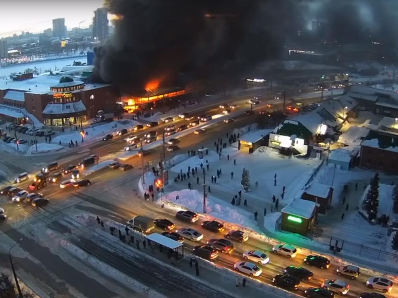 В Челябинске произошёл пожар на рынке «Восточный город» — Секрет фирмы