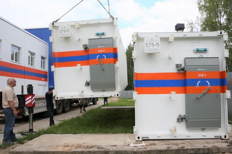 Сборка модульного убежища