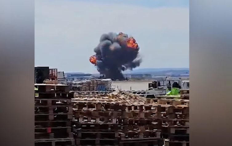 В Европе эпично разбился истребитель страны НАТО. Видео