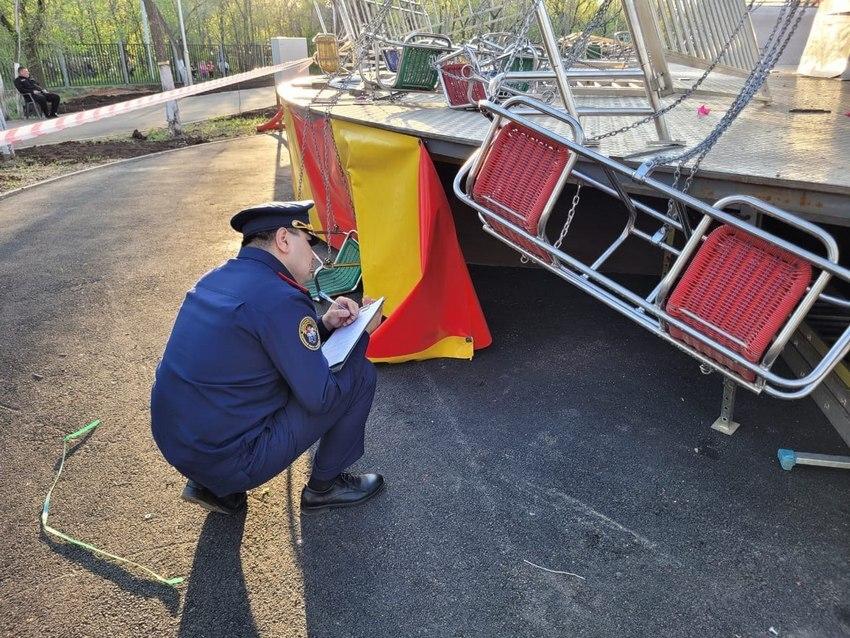 В Оренбурге начались задержания после обрушения карусели