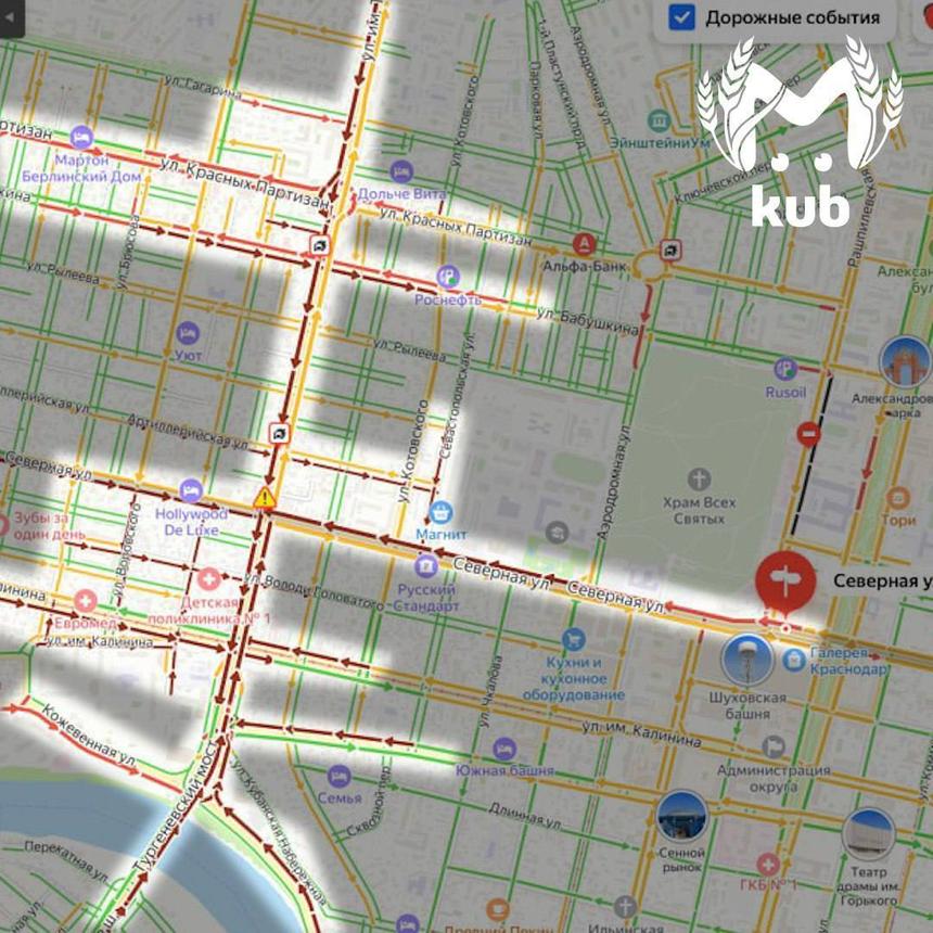 Пробки в Краснодаре