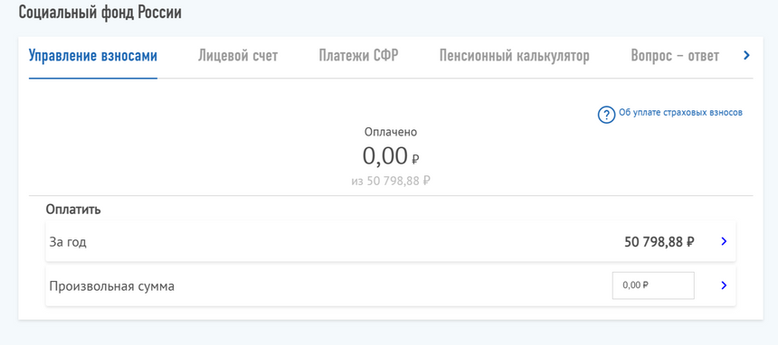 Шаг 2. Выбрать — сделать взнос разово или вносить сумму частями.
