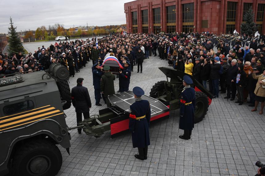 Похороны космонавта Алексея Леонова на Федеральном военном мемориальном кладбище