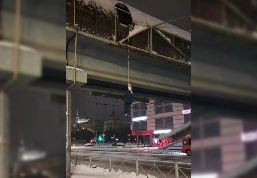В российском регионе отреагировали на повешенное чучело губернатора