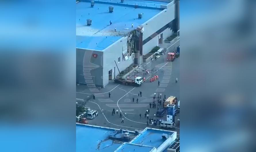 Беспилотник атаковал Москву, повредив павильон «Экспоцентра». Подробности и видео