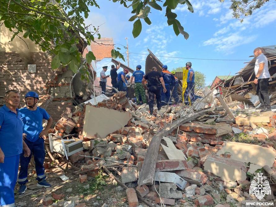 На Кубани после взрыва рухнуло здание. Пострадали десятки человек