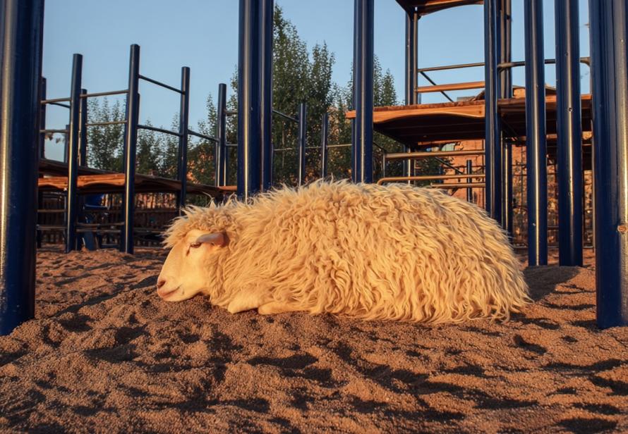 Мигранты зарезали и освежевали барана на детской площадке в Новой Москве. Кадры попали в Сеть