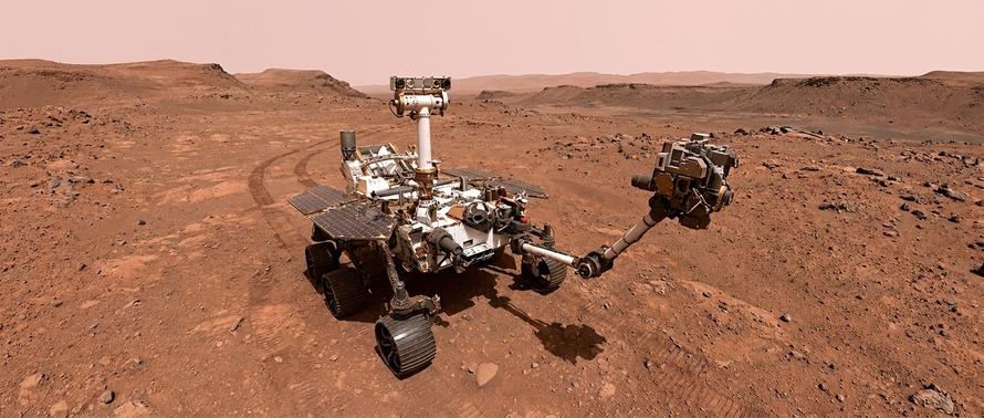 Марсоход NASA сделал селфи на Красной планете. Снимок составили из 61 кадра