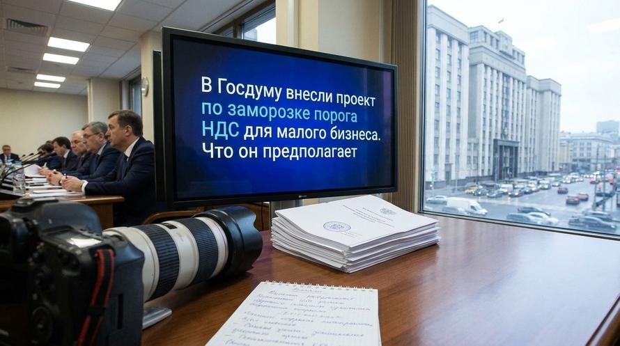 В Госдуму внесли проект по заморозке порога НДС для малого бизнеса. Что он предполагает